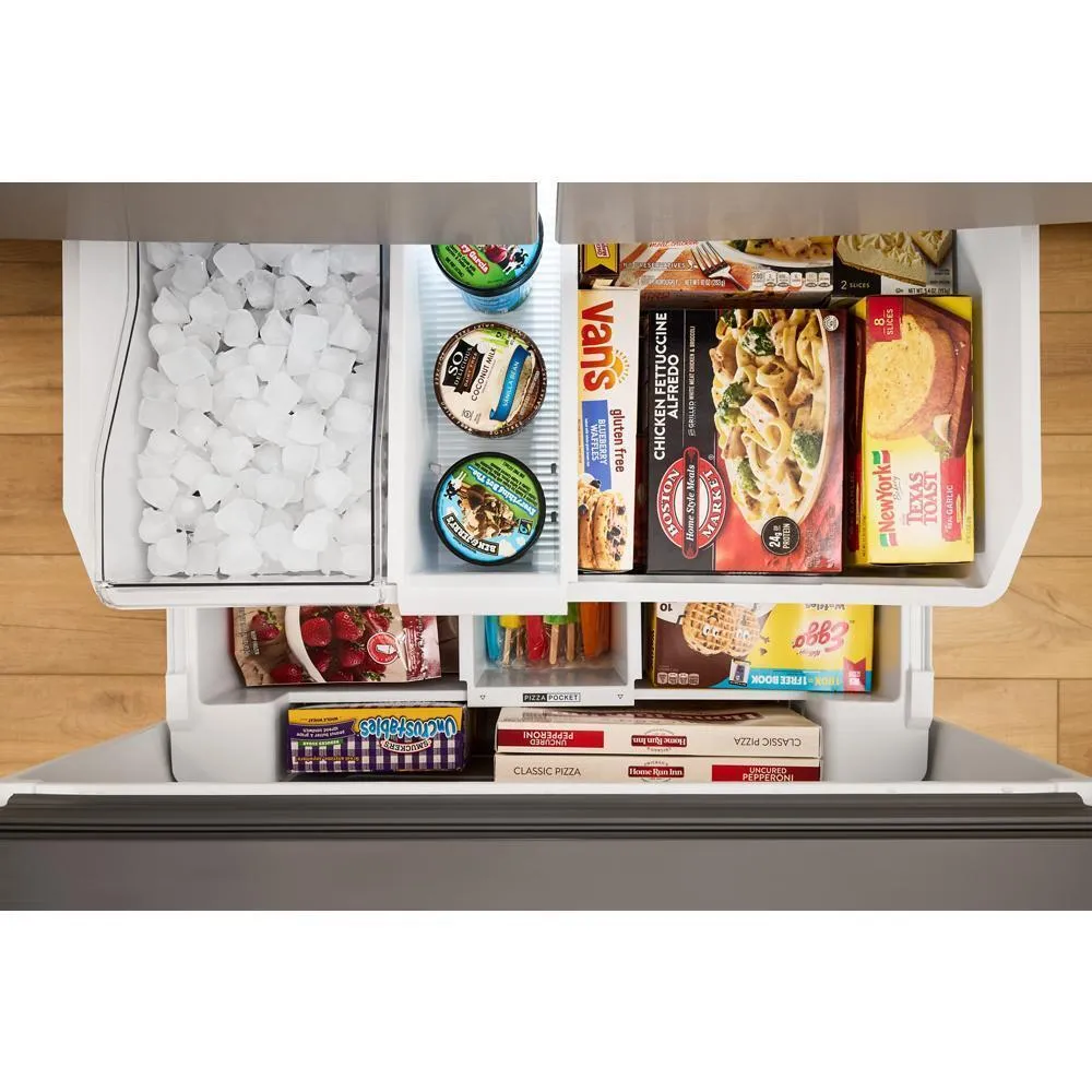 Whirlpool WRFF3536SZ 36-Inch French Door Refrigerator With In-Door Water And Ice Maker - 30 Cu. Ft.