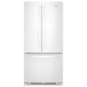 Whirlpool WRFF5333PW 33-Inch Wide French Door Refrigerator - 22 Cu. Ft.