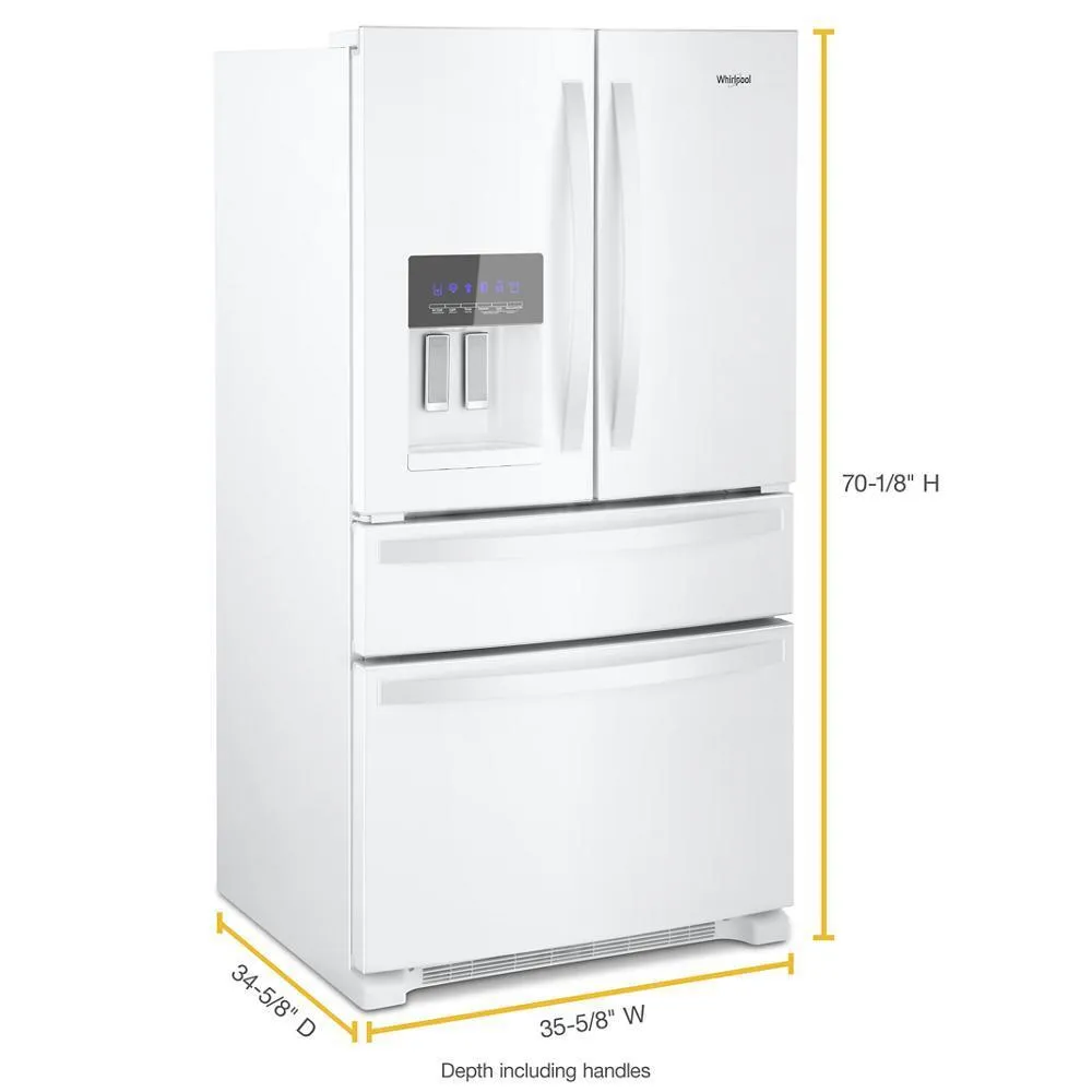 Whirlpool WRMF3636RV Whirlpool 36-Inch Wide French Door Bottom Mount Refrigerator