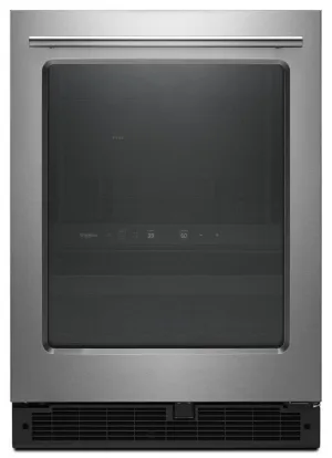 Whirlpool WUB35X24HZ 24-Inch Wide Undercounter Beverage Center With Towel Bar Handle- 5.2 Cu. Ft.
