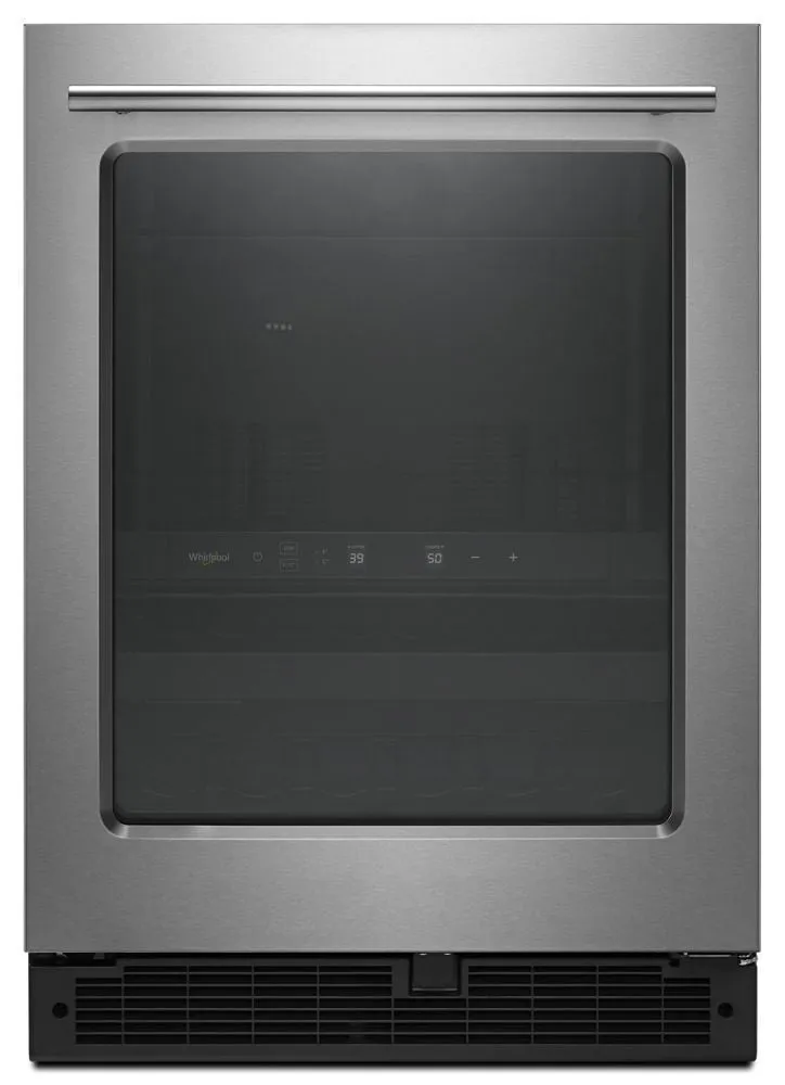 Whirlpool WUB35X24HZ 24-Inch Wide Undercounter Beverage Center With Towel Bar Handle- 5.2 Cu. Ft.