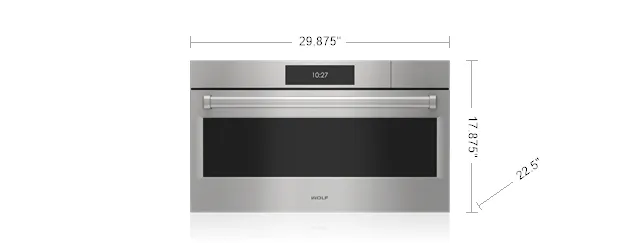 Wolf CSOP3050PESP 30 E Series Professional Convection Steam Oven - Plumbed