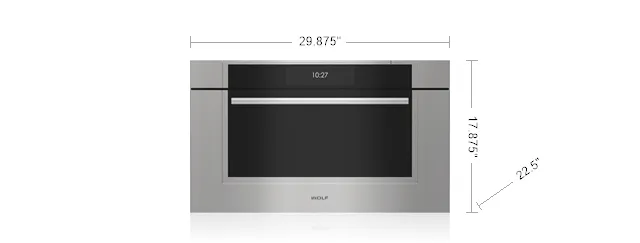 Wolf CSOP3050TMST 30 M Series Transitional Convection Steam Oven - Plumbed