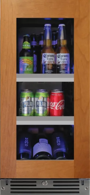 Xo Appliance XOU15BCGOL 15In Beverage Center Overlay Glass Lh