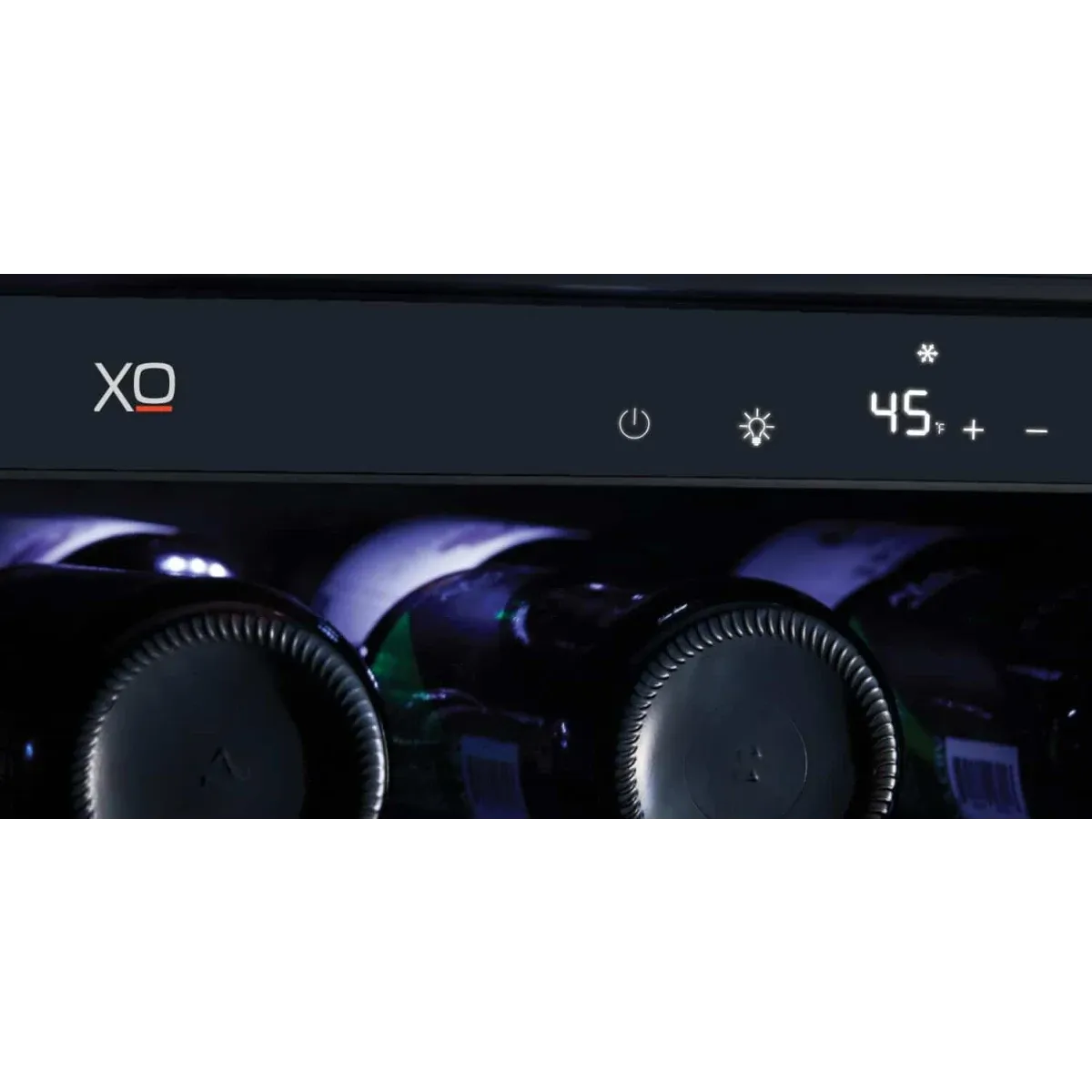 Xo Appliance XOU15WGBSL Wine Cooler 15 Black Stainless Lh