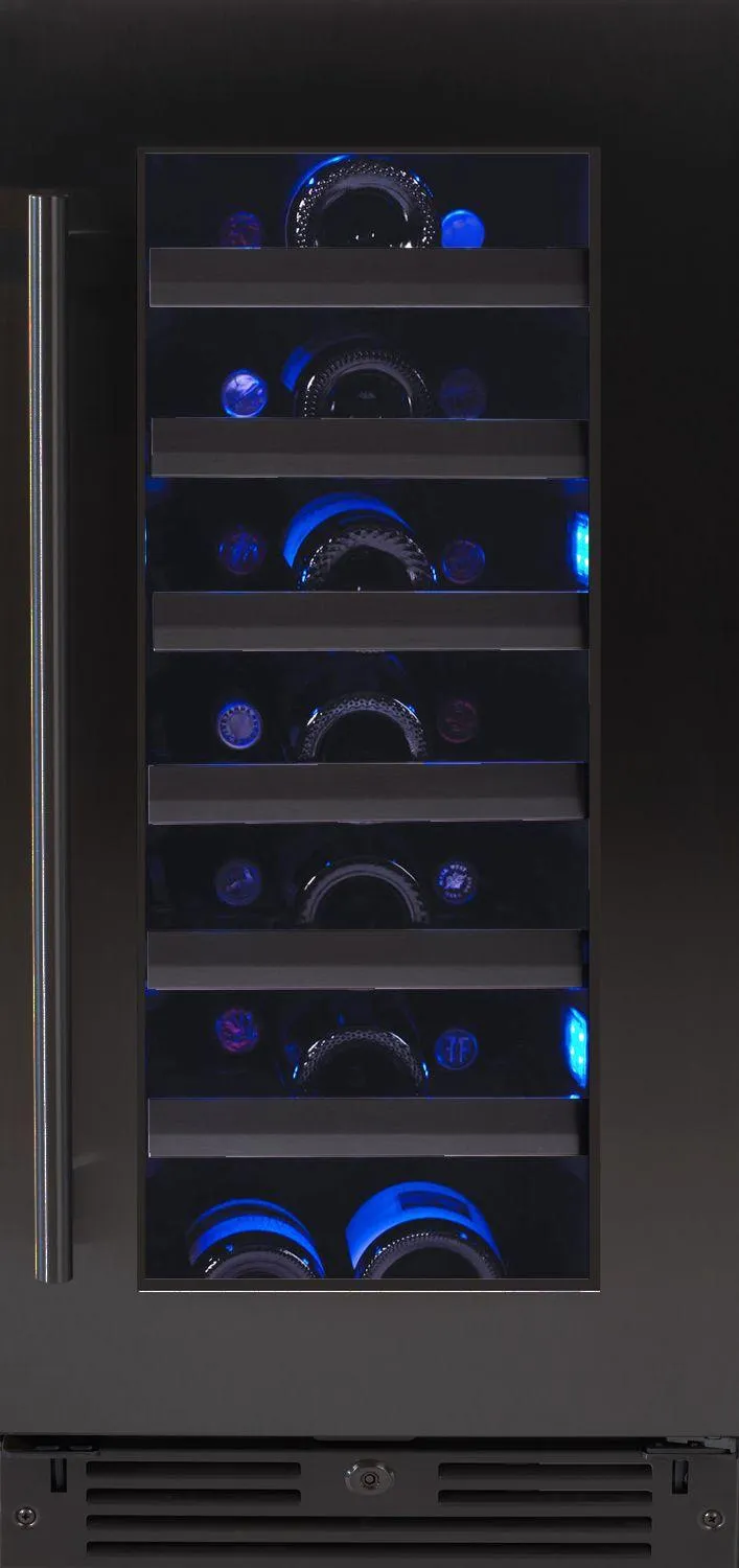 Xo Appliance XOU15WGBSR Wine Cooler 15 Black Stainless Rh
