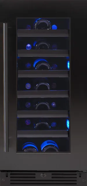 Xo Appliance XOU15WGBSR Wine Cooler 15 Black Stainless Rh