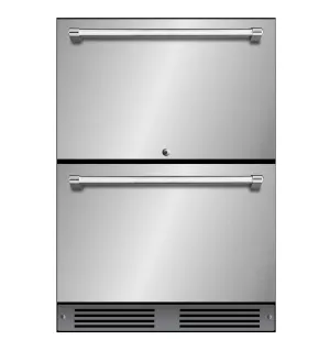 Xo Appliance XOU24ORDS Outdoor Refrigerated Drawers 24 Solid Ss Drawer Front