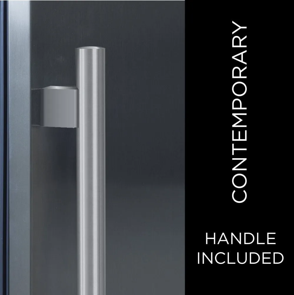 Xo Appliance XOU24WDZGSR 24In Wine Cellar 2 Zone Ss Glass Rh
