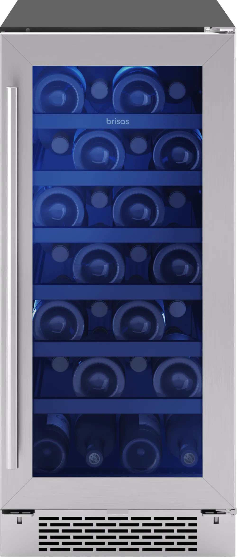 Zephyr BWN15C01AG Brisas Wine Cooler. 15In Uc. Ss Gls. Rvs Dr. 1Z