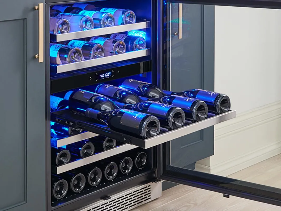 Zephyr PRPW24C02AG 24 Pro Dual Zone Wine Cooler