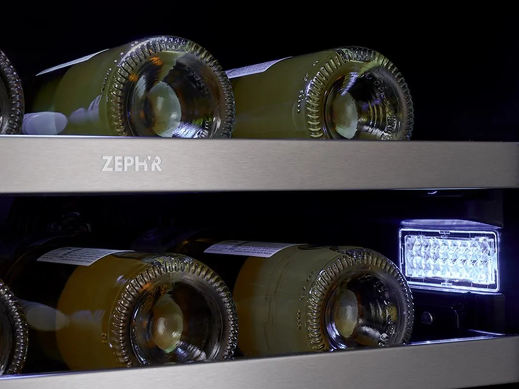 Zephyr PRPW24C02AG 24 Pro Dual Zone Wine Cooler