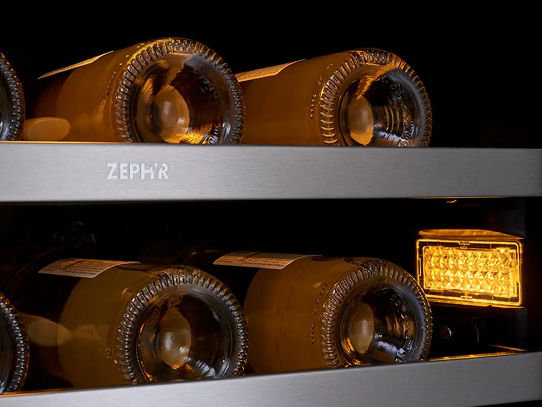 Zephyr PRPW24C02AG 24 Pro Dual Zone Wine Cooler