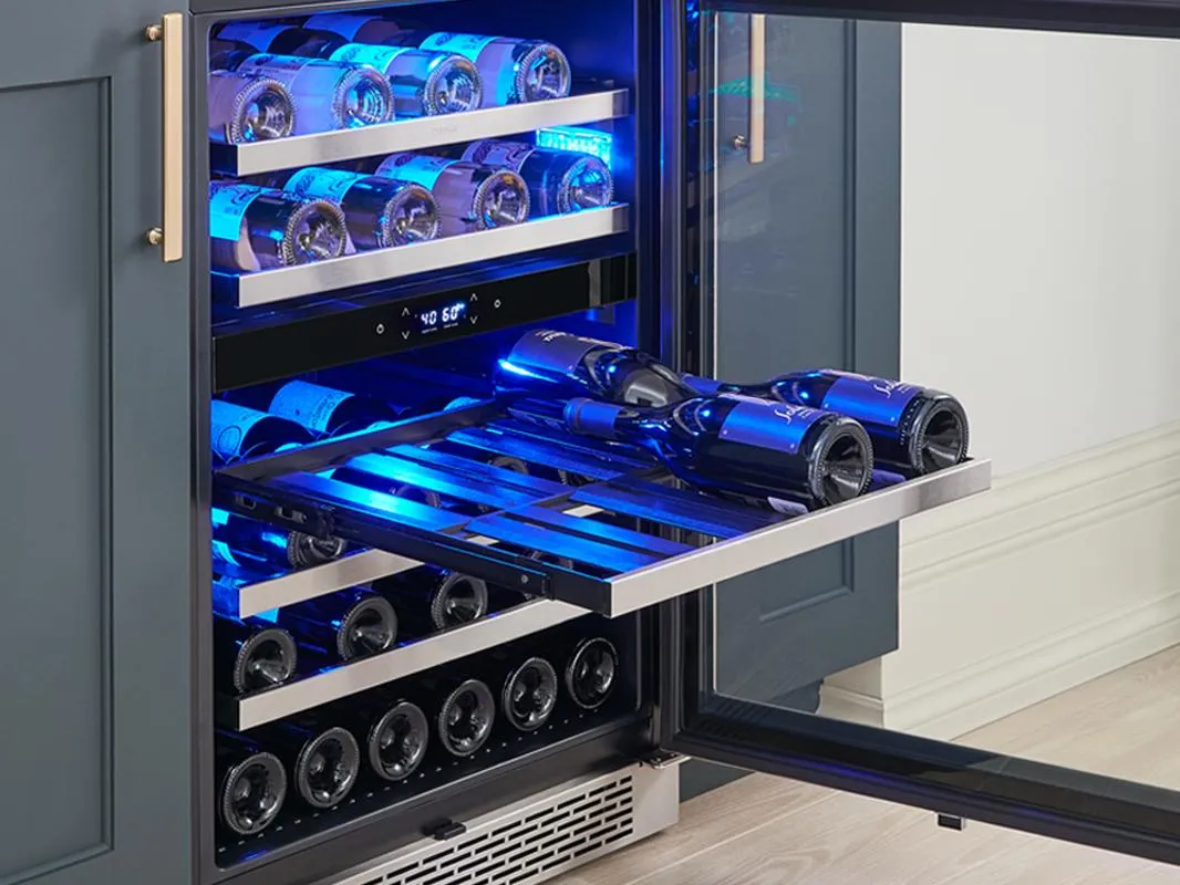 Zephyr PRPW24C02AG 24 Pro Dual Zone Wine Cooler