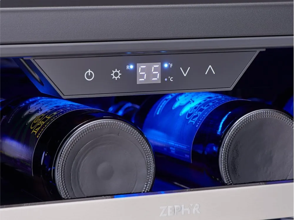Zephyr PRW15C01BG 15 Single Zone Wine Cooler