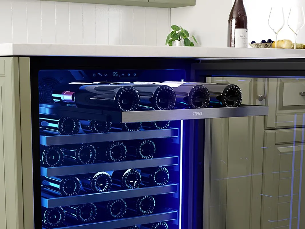 Zephyr PRW24C01CG 24 Single Zone Wine Cooler