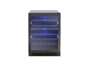 Zephyr PRW24C02BBSG 24 Black Stainless Dual Zone Wine Cooler