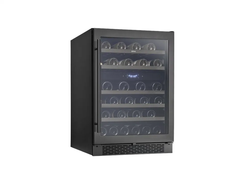 Zephyr PRW24C02BBSG 24 Black Stainless Dual Zone Wine Cooler