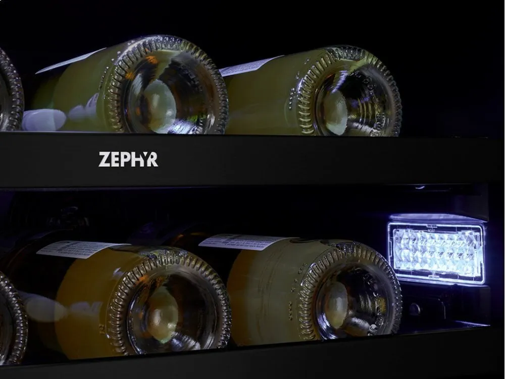 Zephyr PRW24C02BPG 24 Panel Ready Dual Zone Wine Cooler