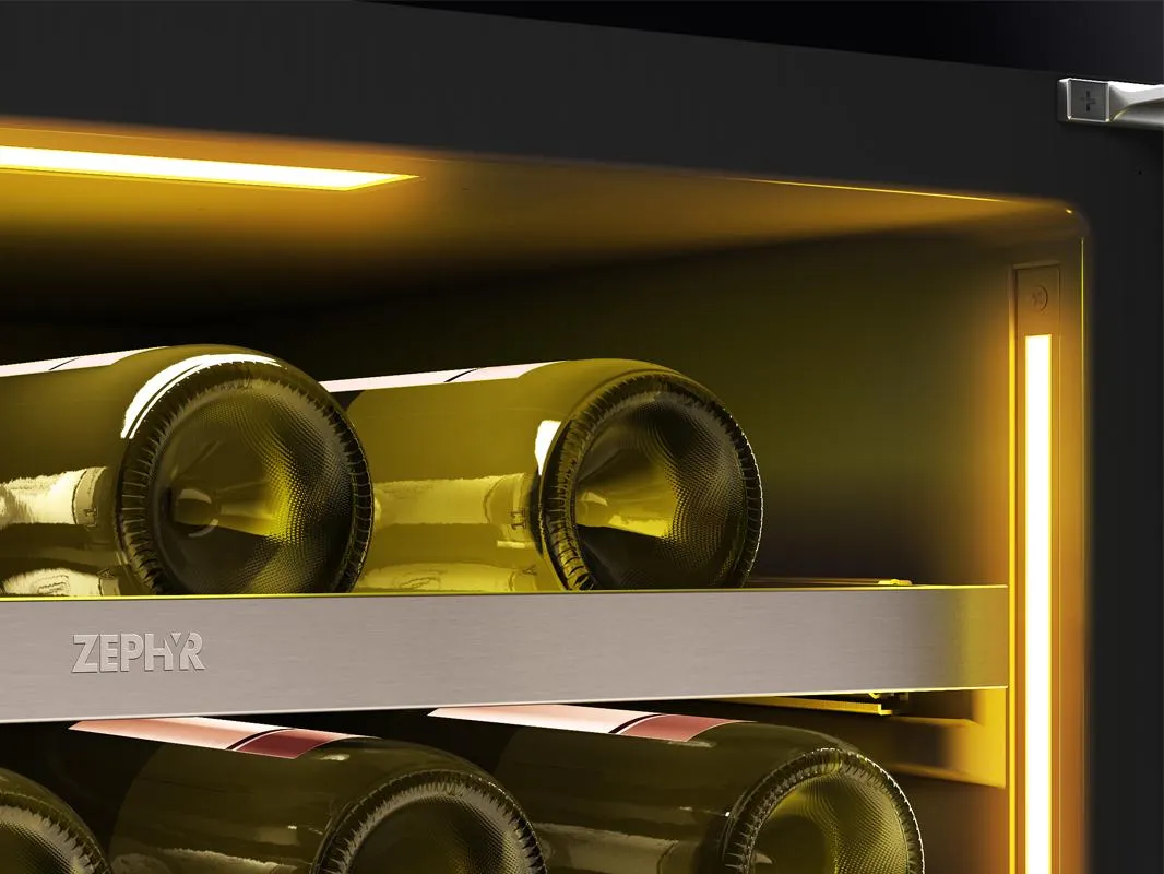Zephyr PRW24C02CG 24 Dual Zone Wine Cooler