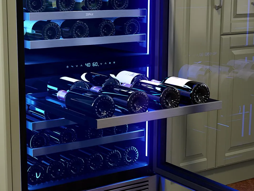 Zephyr PRW24C02CG 24 Dual Zone Wine Cooler
