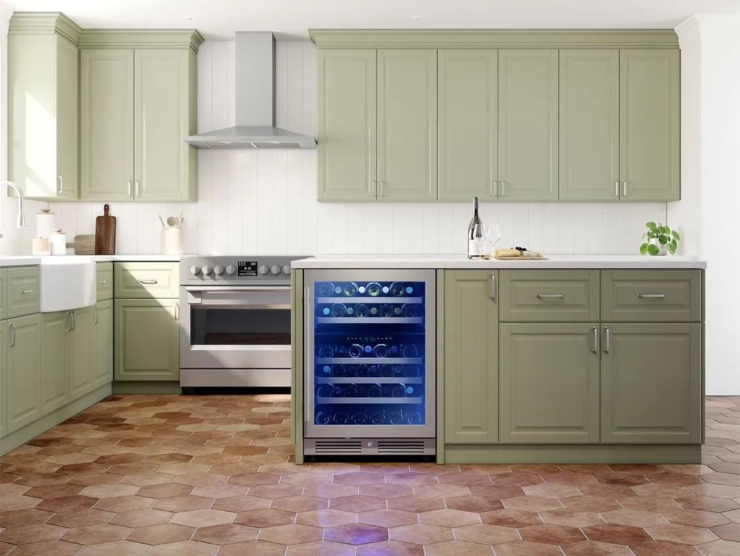 Zephyr PRW24C02CG 24 Dual Zone Wine Cooler