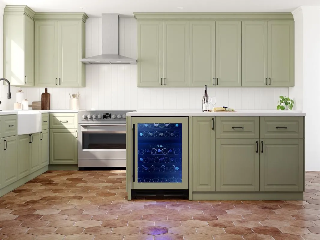 Zephyr PRW24C02CPG 24 Panel Ready Dual Zone Wine Cooler