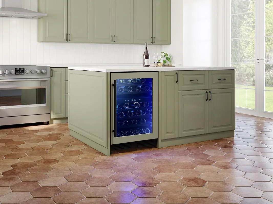 Zephyr PRW24C02CPG 24 Panel Ready Dual Zone Wine Cooler