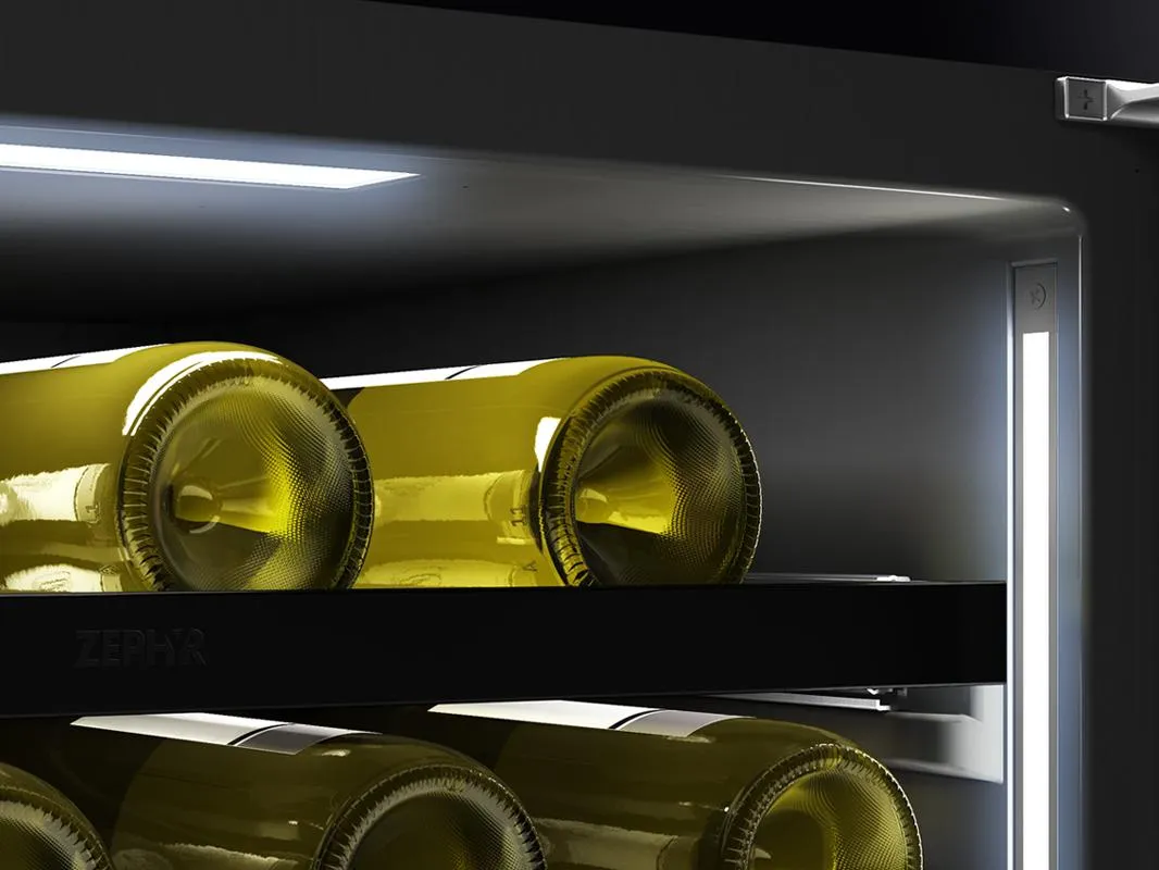 Zephyr PRW24C02CPG 24 Panel Ready Dual Zone Wine Cooler