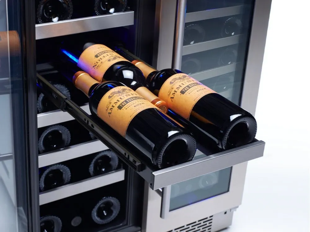 Zephyr PRW24C32BG 24 French Door Dual Zone Wine Cooler