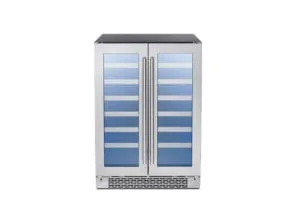 Zephyr PRW24C32BG 24 French Door Dual Zone Wine Cooler