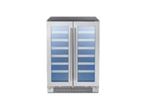 Zephyr PRW24C32BG 24 French Door Dual Zone Wine Cooler