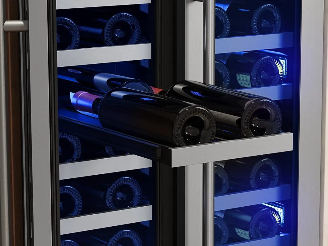 Zephyr PRW24C32CG 24 French Door Dual Zone Wine Cooler