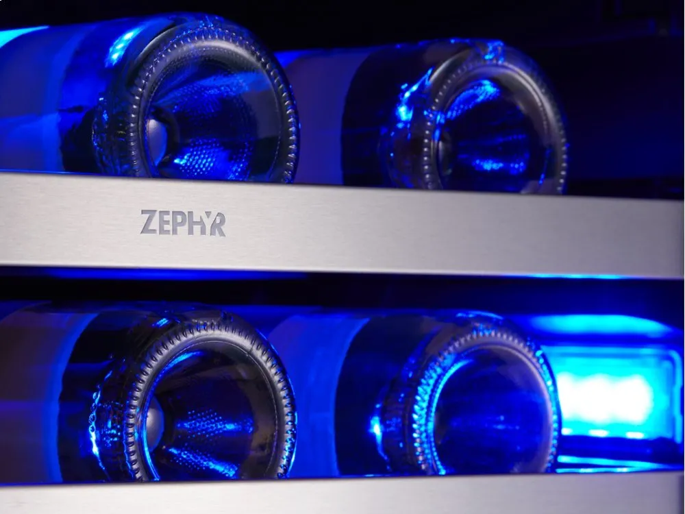 Zephyr PRW24F01AG 24 Single Zone Wine Cooler - Full Size