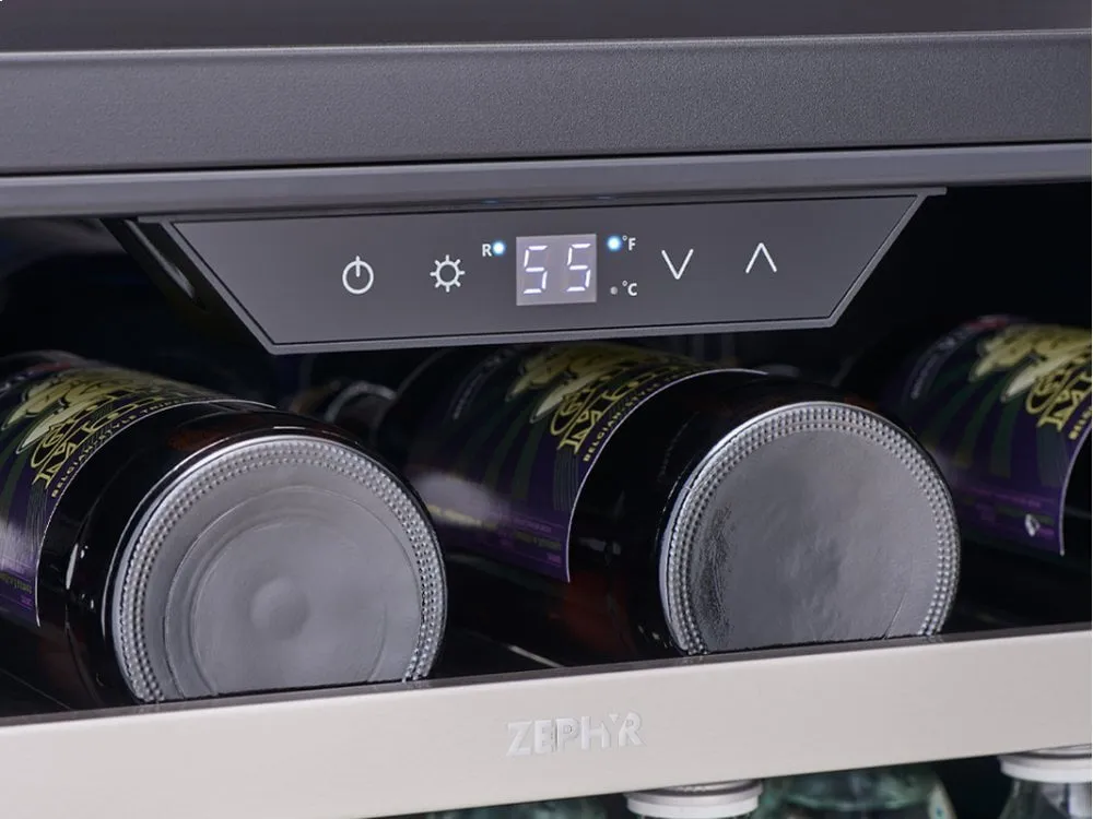 Zephyr PRW24F01BG 24 Full Size Single Zone Wine Cooler