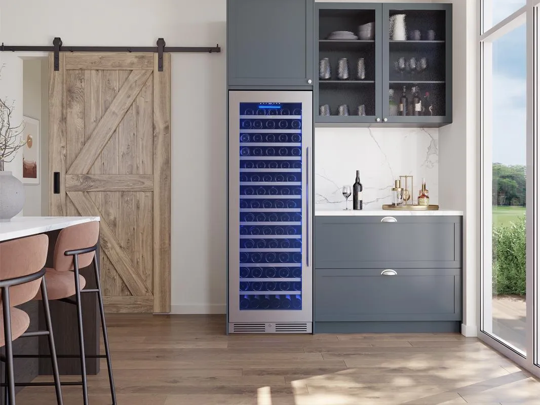 Zephyr PRW24F01CG 24 Full Size Single Zone Wine Cooler