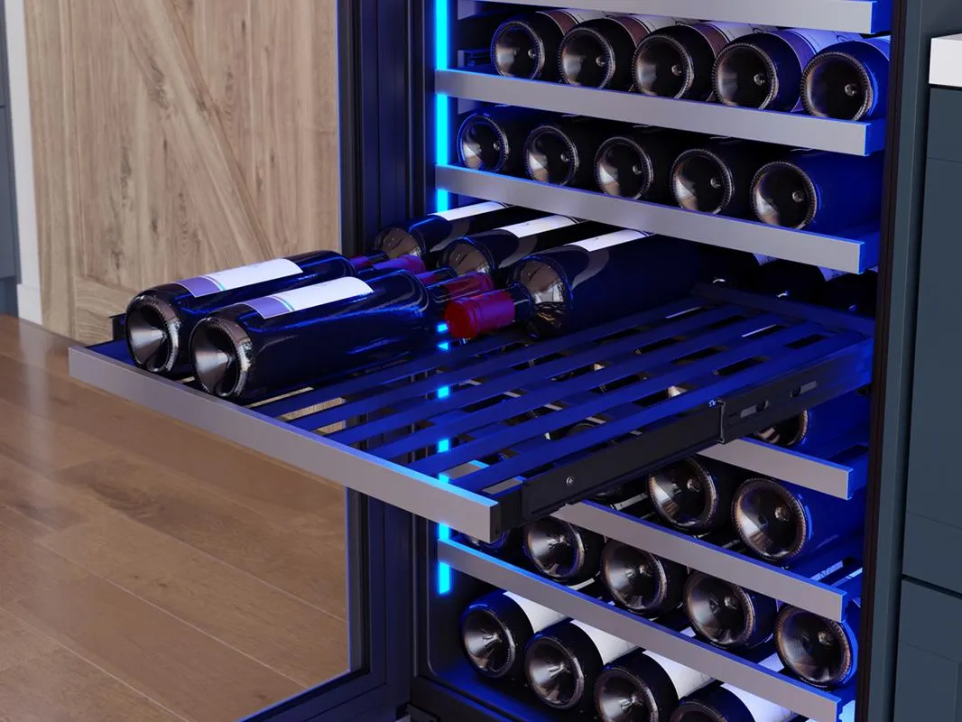 Zephyr PRW24F02CG 24 Full Size Dual Zone Wine Cooler