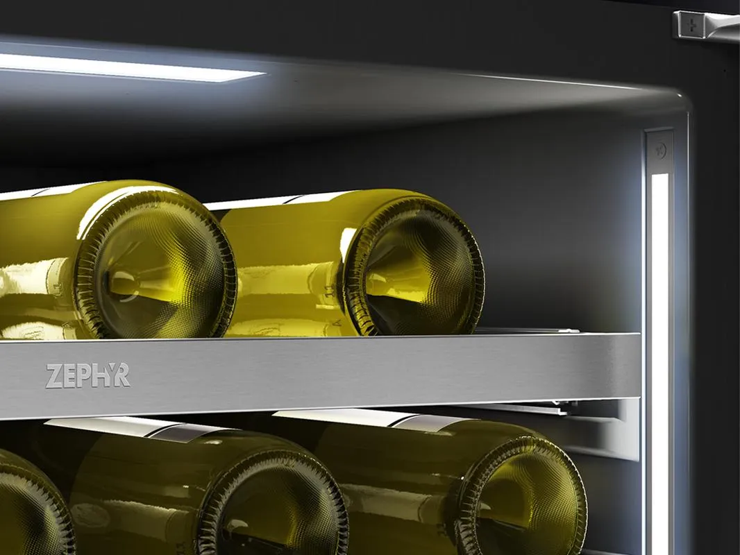 Zephyr PRW24F02CG 24 Full Size Dual Zone Wine Cooler