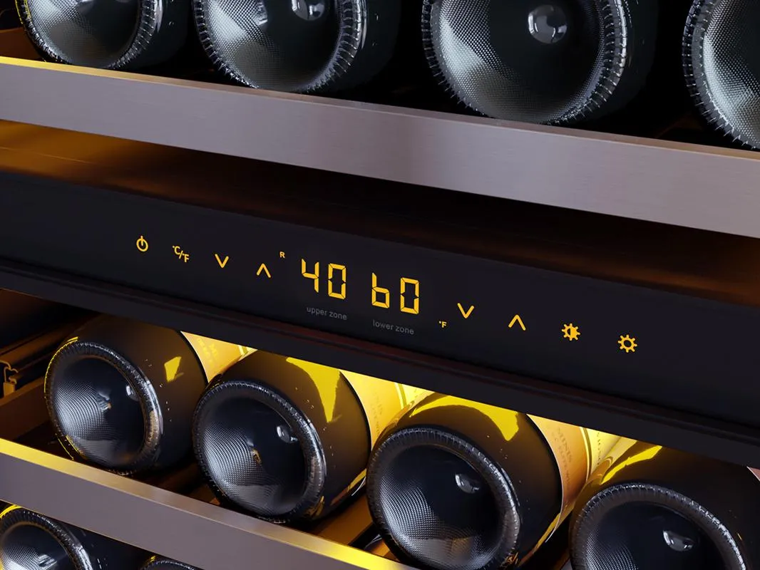 Zephyr PRW24F02CG 24 Full Size Dual Zone Wine Cooler