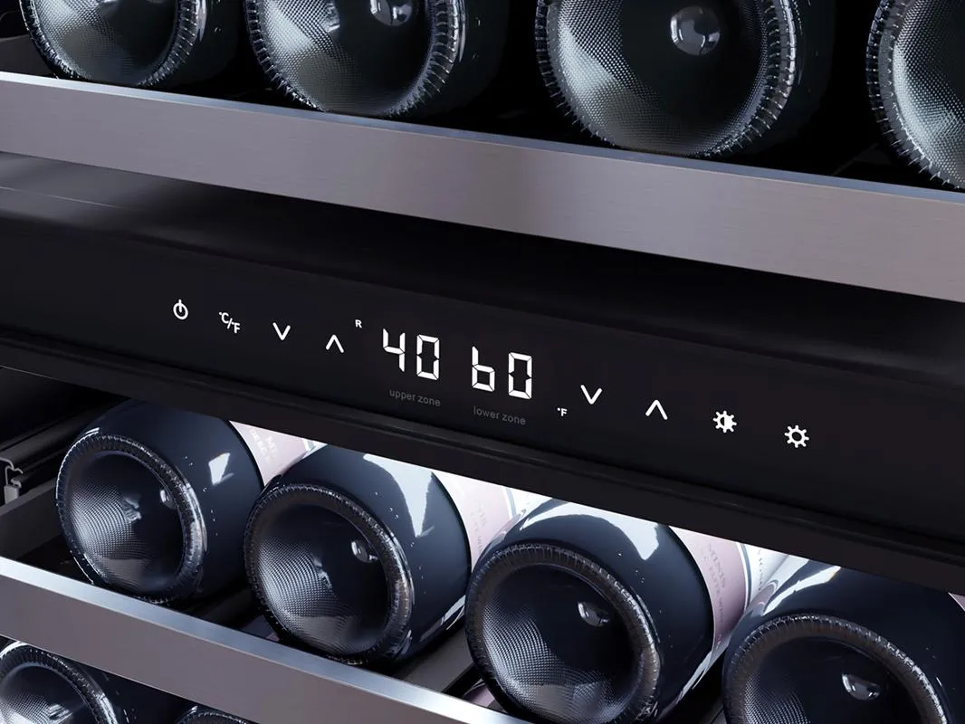 Zephyr PRW24F02CG 24 Full Size Dual Zone Wine Cooler