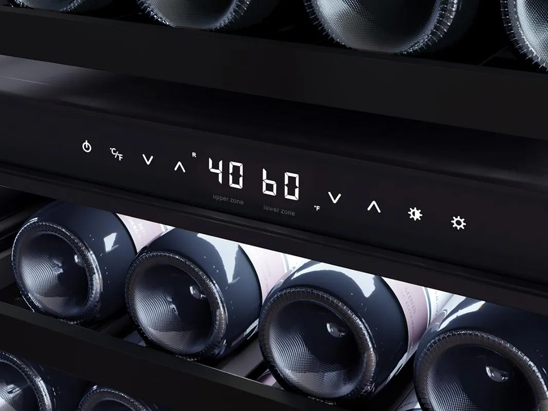Zephyr PRW24F02CPG 24 Full Size Panel Ready Dual Zone Wine Cooler