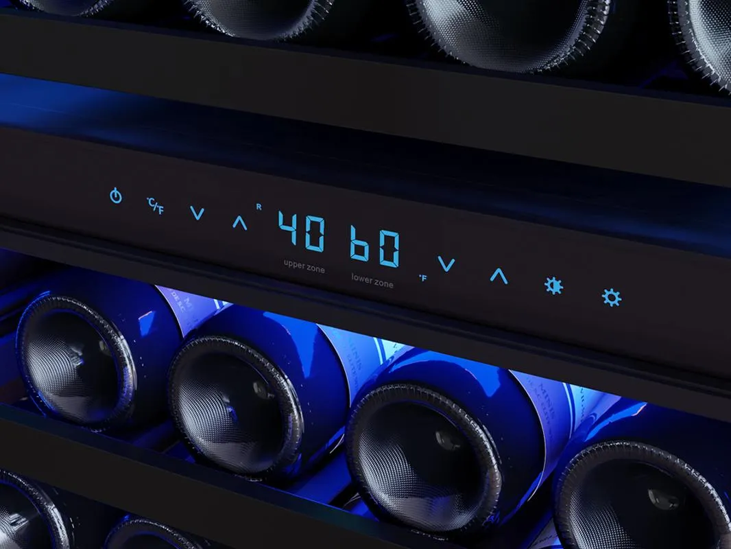 Zephyr PRW24F02CPG 24 Full Size Panel Ready Dual Zone Wine Cooler