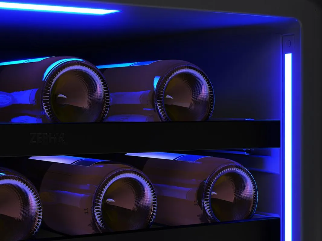 Zephyr PRW24F02CPG 24 Full Size Panel Ready Dual Zone Wine Cooler