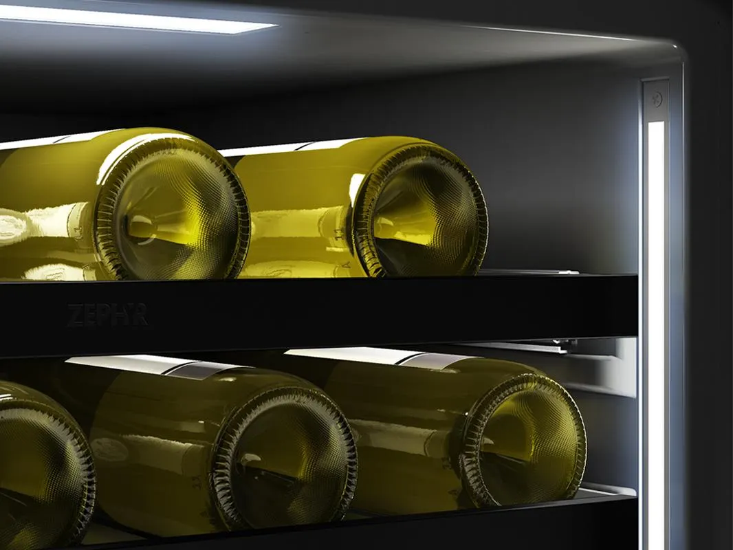 Zephyr PRW24F02CPG 24 Full Size Panel Ready Dual Zone Wine Cooler