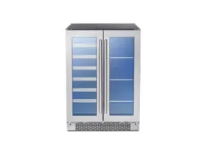 Zephyr PRWB24C32BG 24 French Door Dual Zone Wine & Beverage Cooler