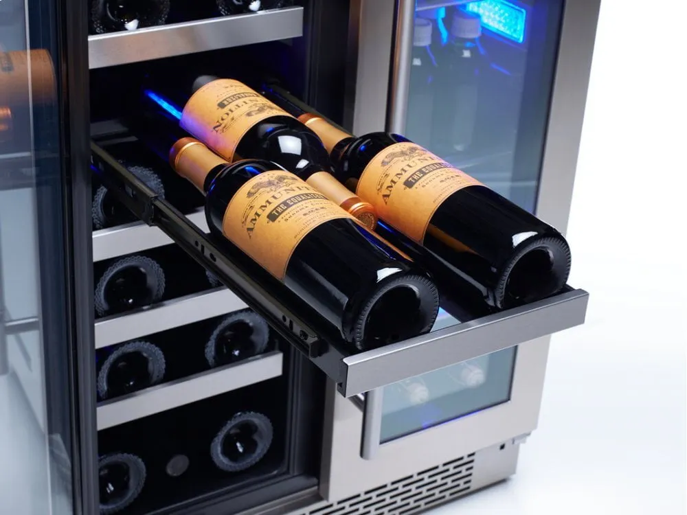 Zephyr PRWB24C32BG 24 French Door Dual Zone Wine & Beverage Cooler